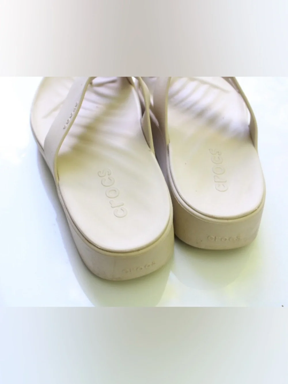 Crocs platform sandals